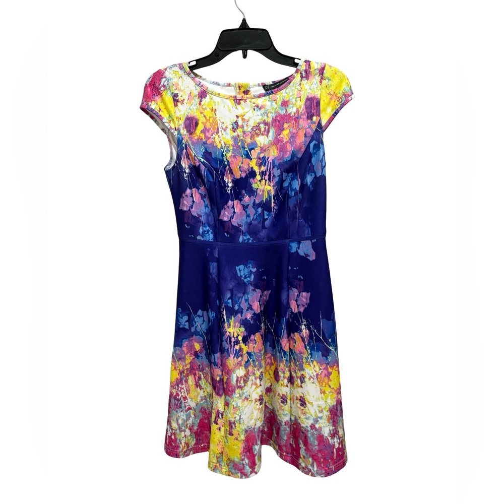 Adrianna Papell Vibrant Floral Mini Dress